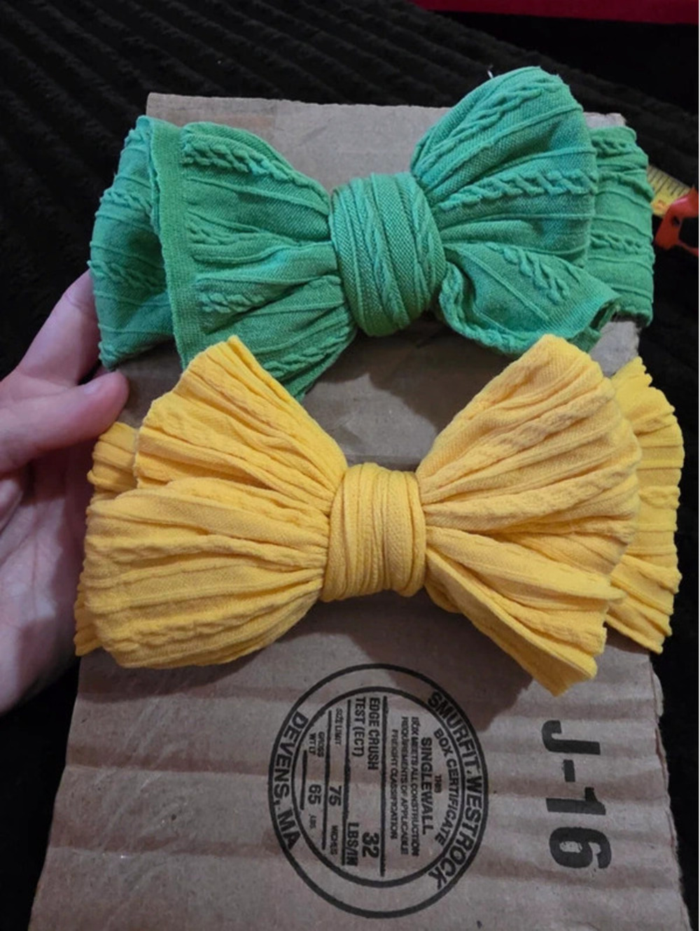 2pc baby headwrap/bow